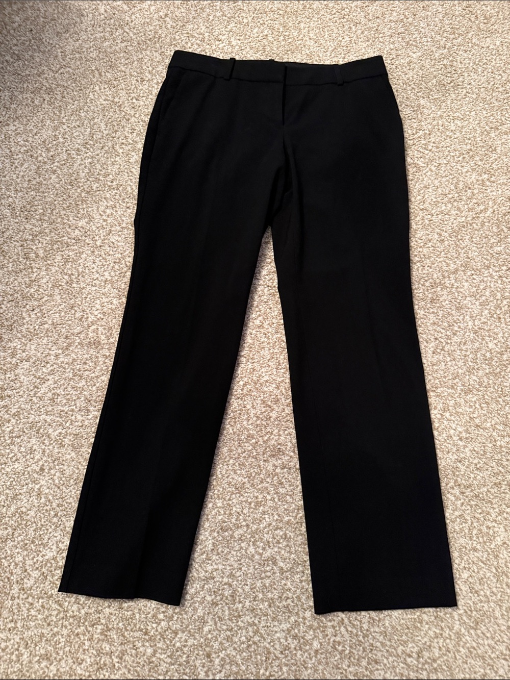 Ann Taylor Black Women's Straight-Leg Dress Pants